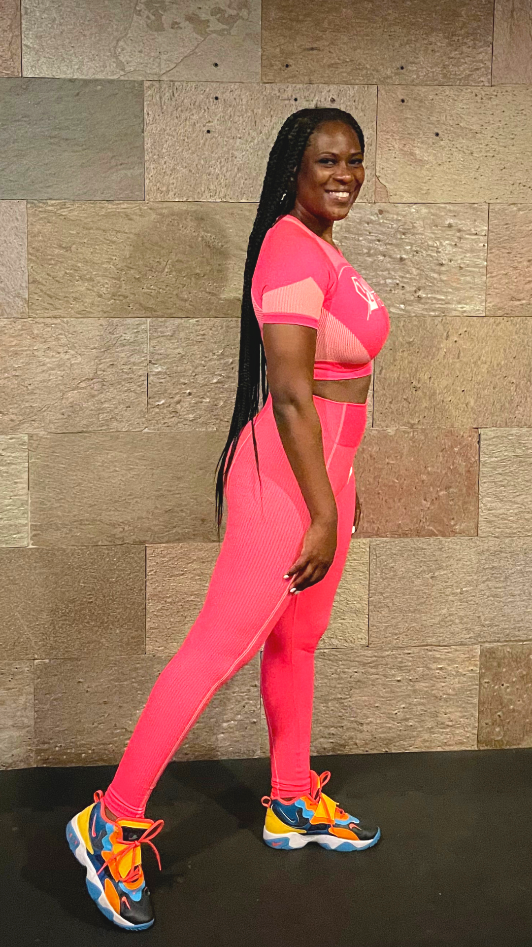 Womens hot top pink leggings
